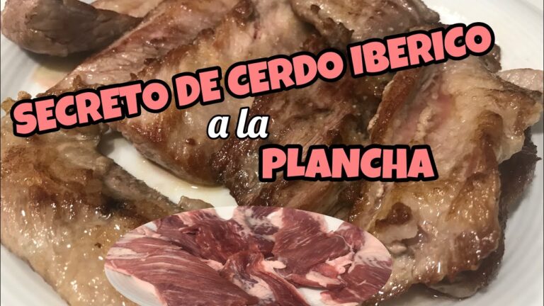 Receta secreto de cerdo a la plancha