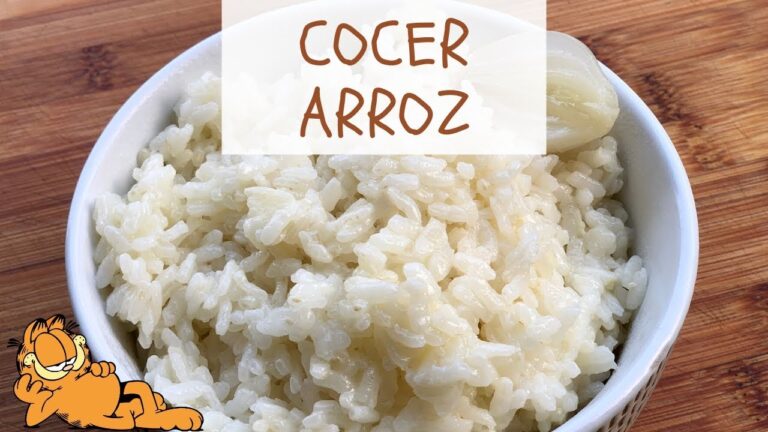 Tiempo de cocción del arroz blanco