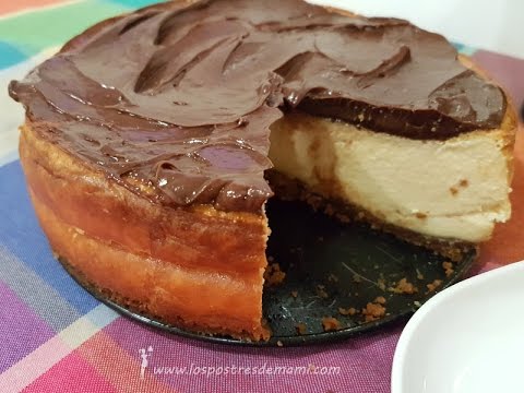 Tarta de queso con chocolate thermomix
