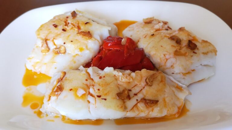 Bacalao a la plancha con refrito