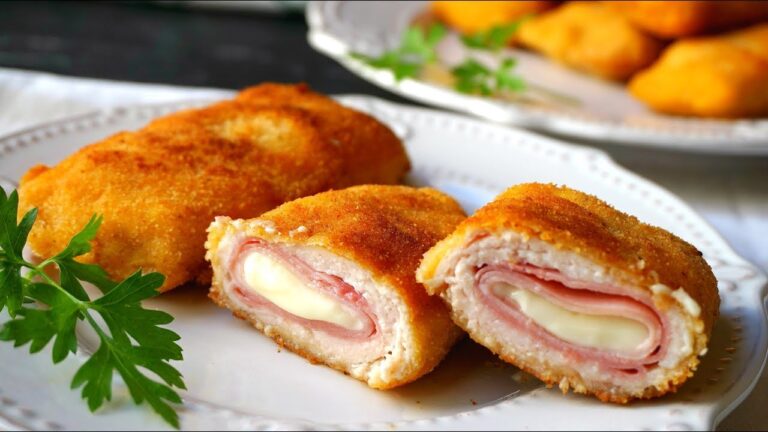 Cómo hacer pechuga de pollo rellena