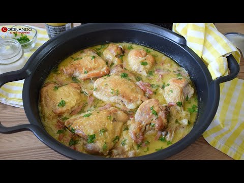 Solomillos de pollo a la mostaza