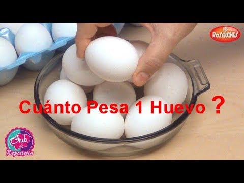 Cuanto pesa la clara de un huevo