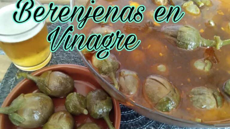 Berenjenas en vinagre de la abuela