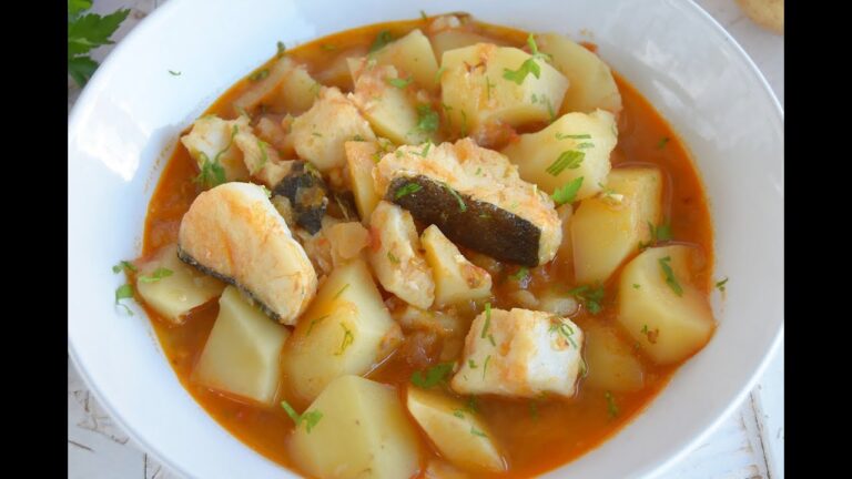 Cómo se hacen las patatas con bacalao