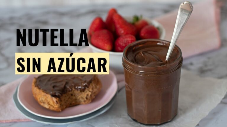 Como hacer nocilla casera sin avellanas