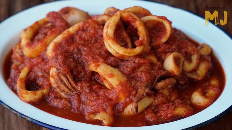 Cómo se hacen los calamares en salsa