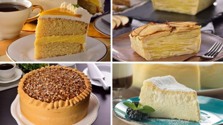 Recetas de pasteles caseros fáciles y rápidos