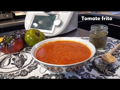 Tomate frito casero thermomix con tomate natural