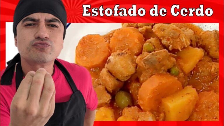 Guiso de cerdo con patatas y verduras