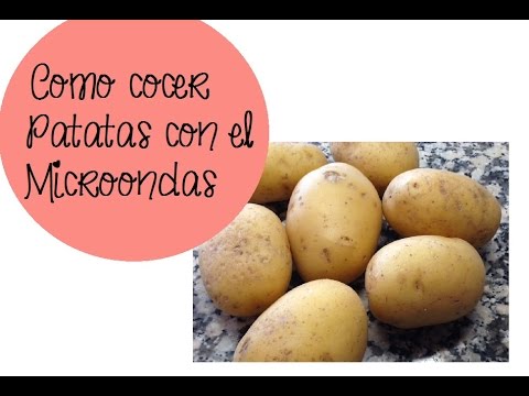 Como hervir patatas en el microondas