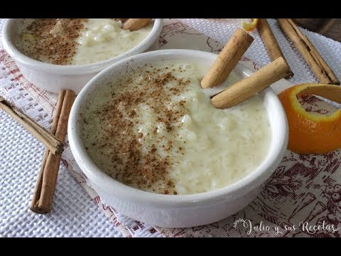 El arroz con leche es un postre típico de