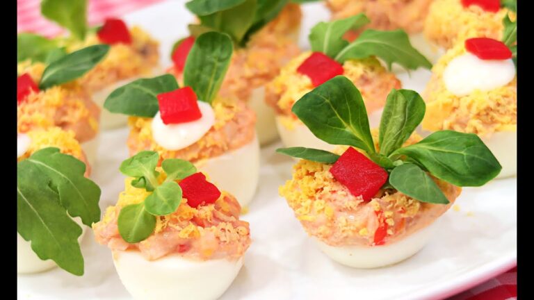 Como hacer huevos rellenos de atun y mayonesa
