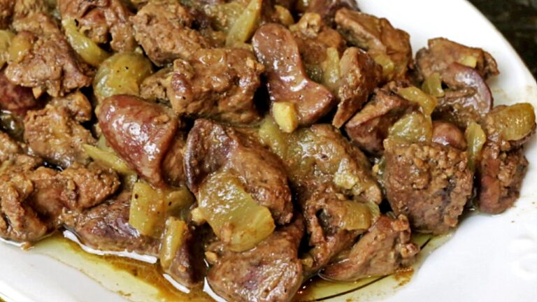 Receta higaditos de pollo en salsa