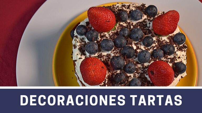 Decoracion de tartas de cumpleaños caseras
