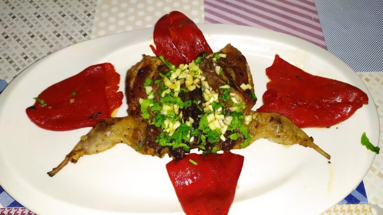 Codornices al horno con ajo y perejil
