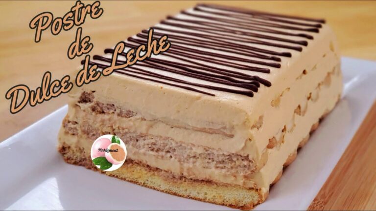 Postres con dulce de leche sin horno