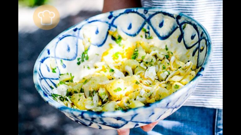 Ensalada de patata y huevo duro