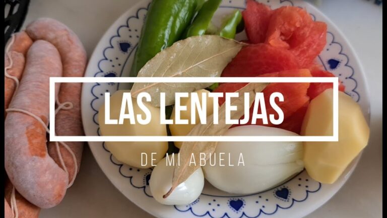 Lentejas con arroz y chorizo de la abuela