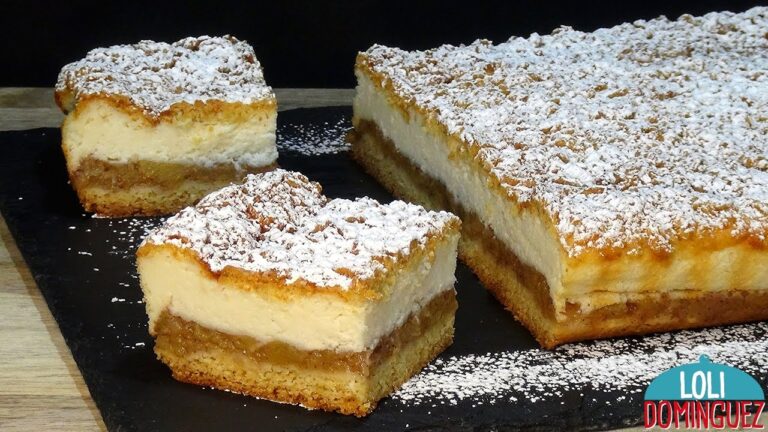 Tarta de manzana con yogur griego
