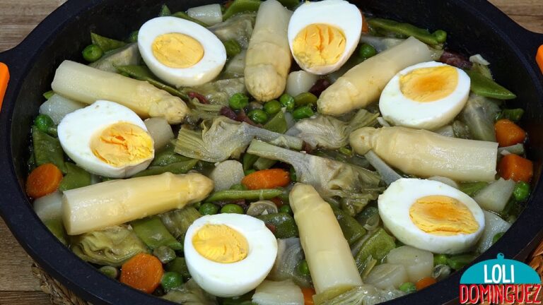 Como se hace la menestra de verduras