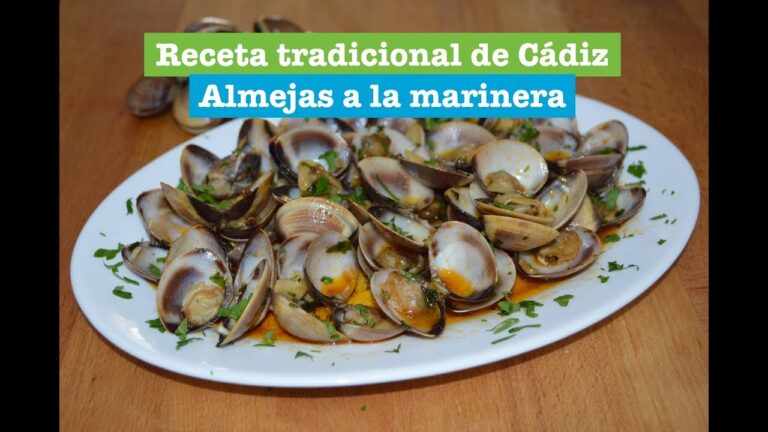 Almejas a la marinera receta andaluza