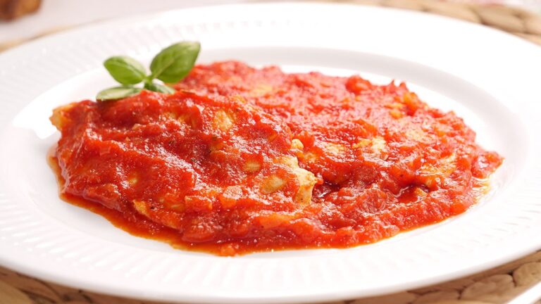 Filetes de pollo en salsa de tomate