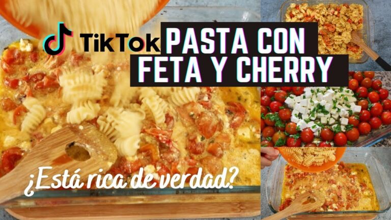 Receta tomates cherry y queso feta
