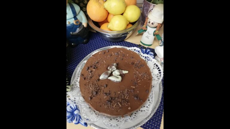Tarta de chocolate sin horno thermomix