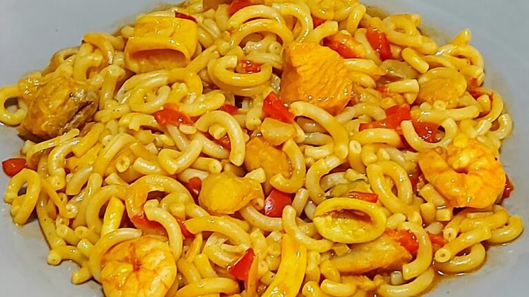 Como hacer una fideu&aacute; de pescado
