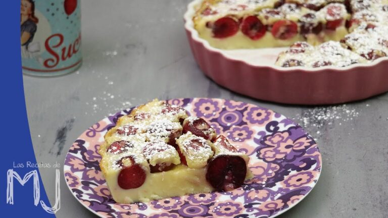 Clafoutis de cereza receta tradicional francesa