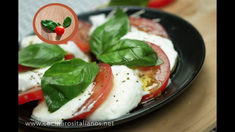 Ensalada de mozzarella tomate y orégano
