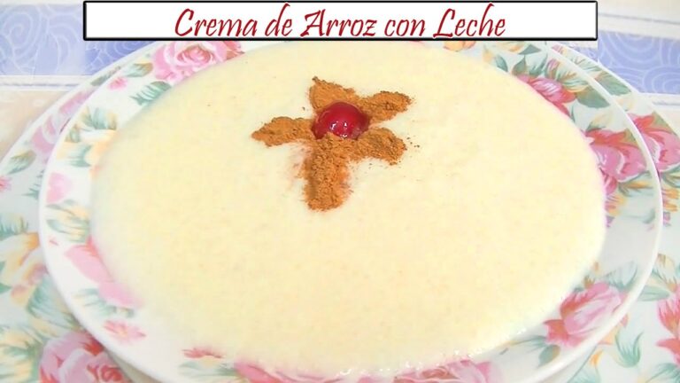 Crema de arroz con leche thermomix