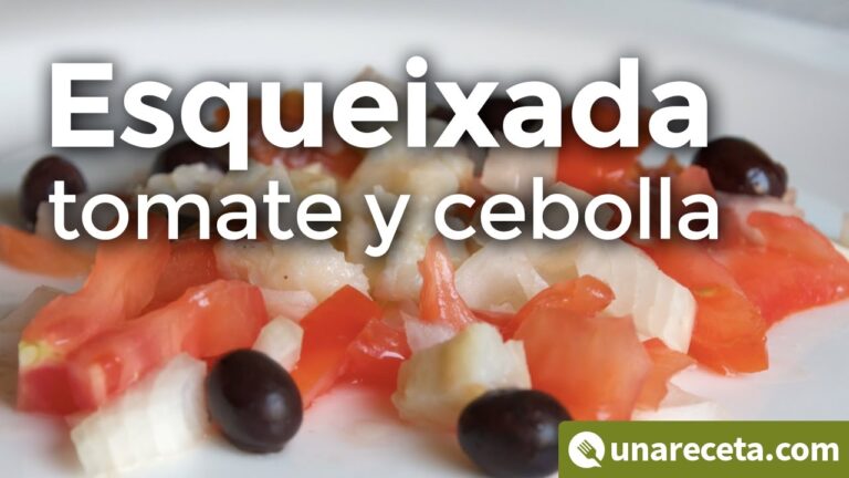 Esqueixada de bacalao con tomate rallado
