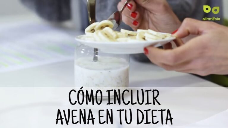 Como tomar la avena en el desayuno