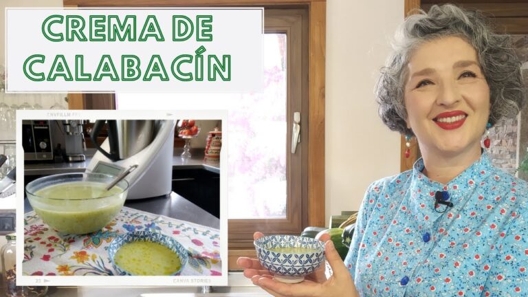 Crema de calabacin thermomix velocidad cuchara
