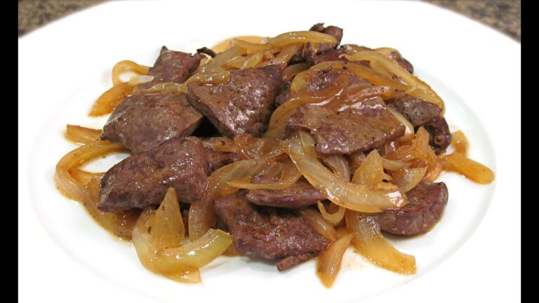 Como se hace el higado encebollado