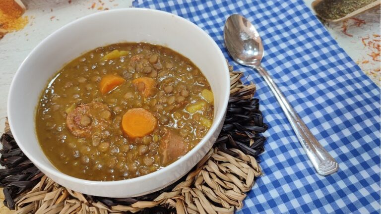 Lentejas con chorizo en olla gm
