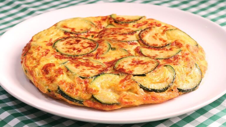 Cómo se hace la tortilla de calabacín