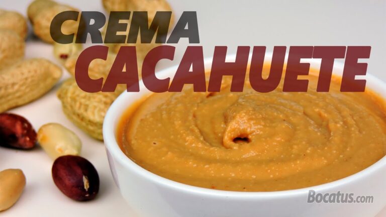 Como se hace la crema de cacahuete