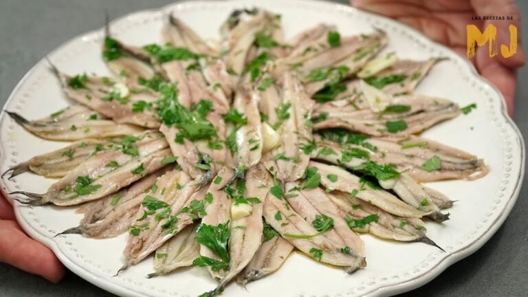 Cómo se hacen los boquerones en vinagre