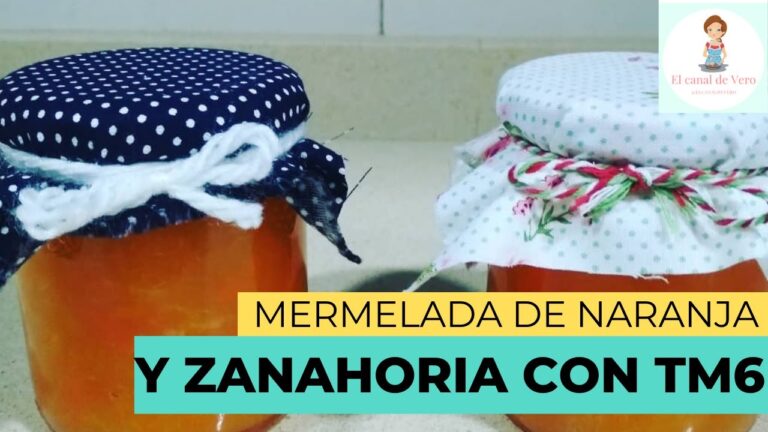 Mermelada de naranja y zanahoria thermomix