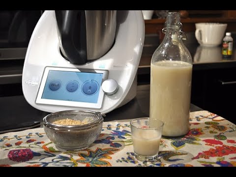 Como hacer leche de avena en thermomix
