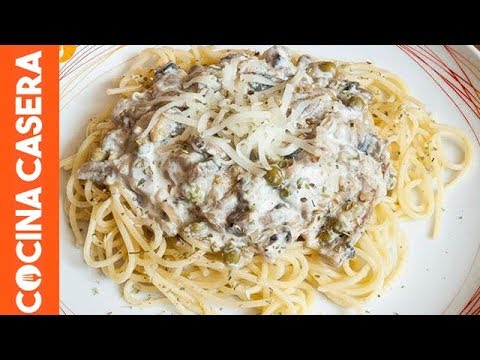 Como hacer nata para cocinar espaguetis