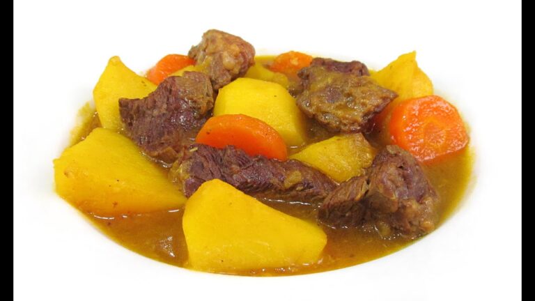 Receta estofado de ternera con patatas