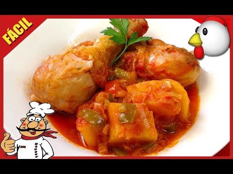 Pollo en salsa en olla express