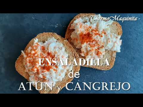 Ensaladilla de palitos de cangrejo thermomix