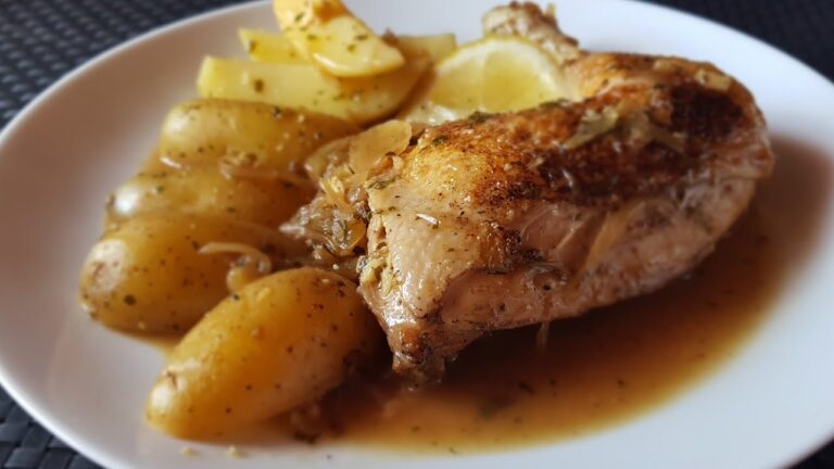 Muslos de pollo asado en olla express
