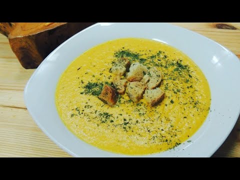 Crema de calabaza y zanahoria monsieur cuisine