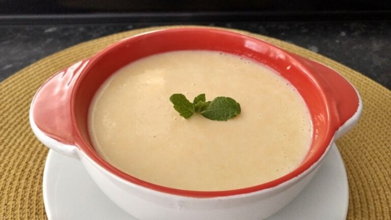 Crema de apio y manzana thermomix